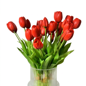 Silikonowe tulipany – bukiet 5 sztuk kolor 03