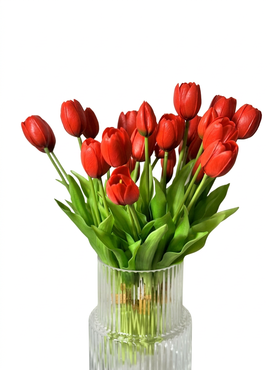 Silikonowe tulipany – bukiet 5 sztuk kolor 03