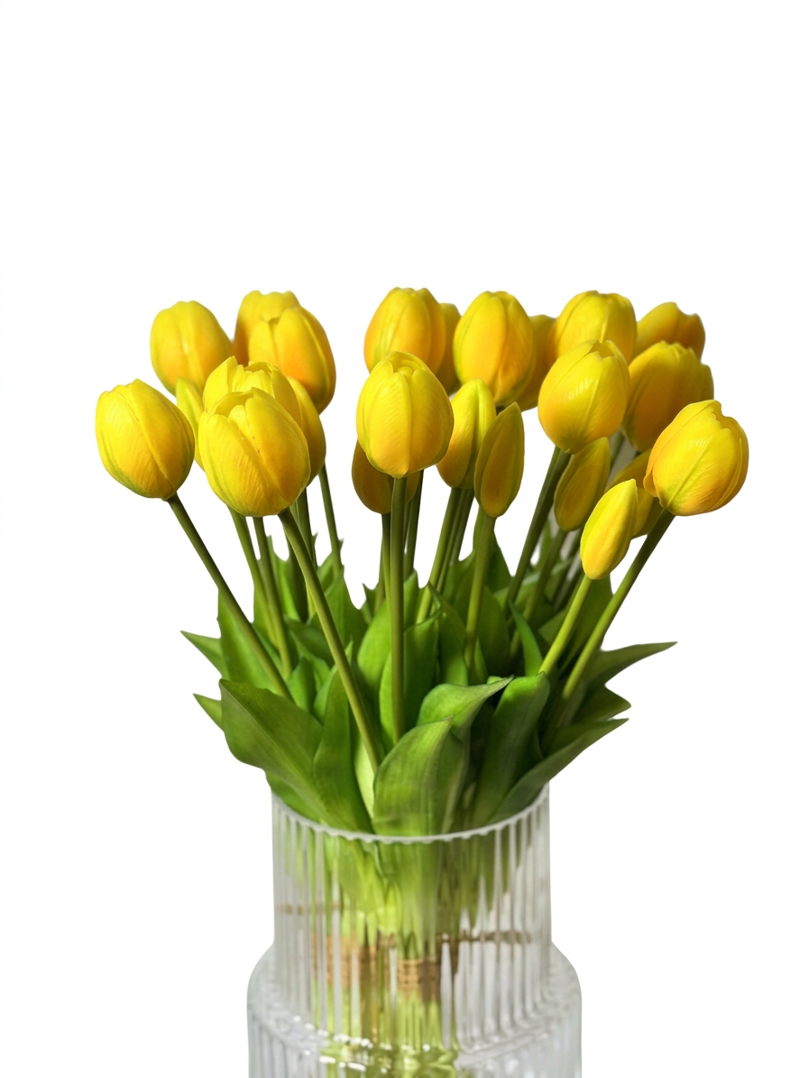 Silikonowe tulipany – bukiet 5 sztuk kolor 01