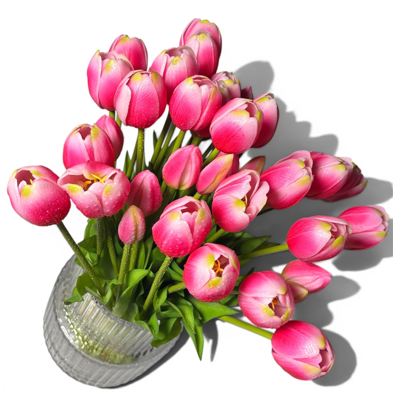 Tulipany silikonowe 5 szt. 40 cm JAK ŻYWE | Róż 13